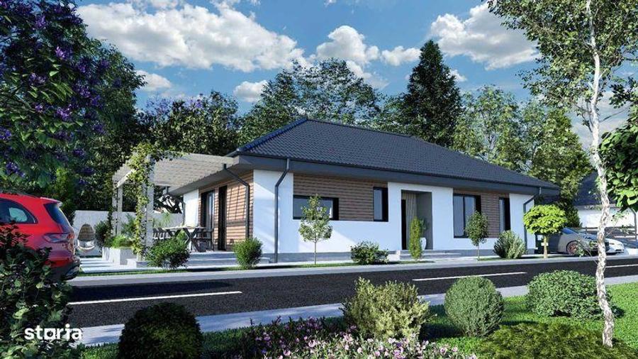 Casă cu 4 camere cu Teren 124 Mp în Ciolpani