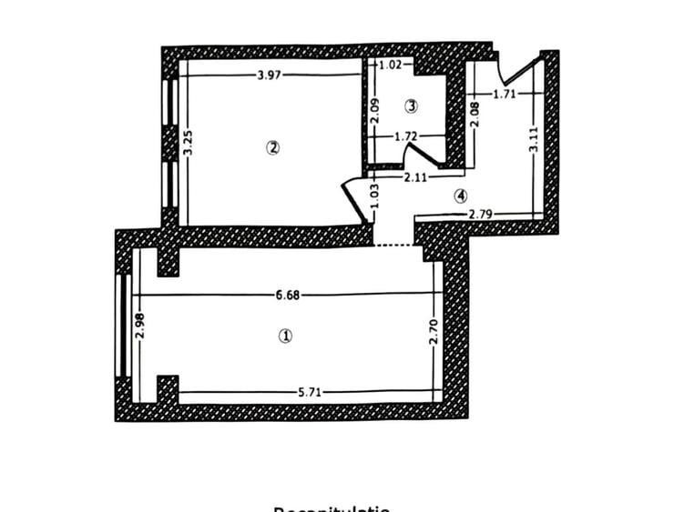 Apartament cu 2 camere decomandat în Iancului