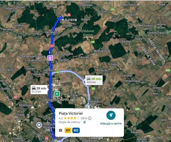 Teren Construcții intravilan de 3451 mp, în Ciolpani
