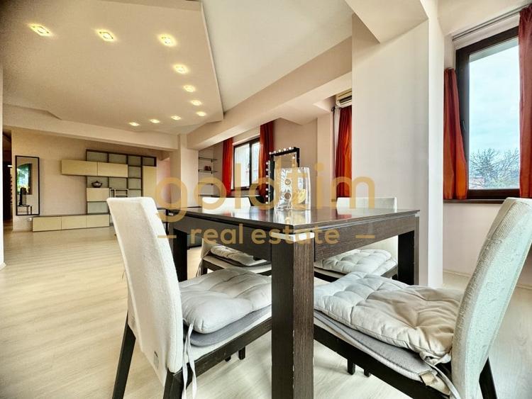 Apartament cu 3 camere semidecomandat, mobilat în Băneasa