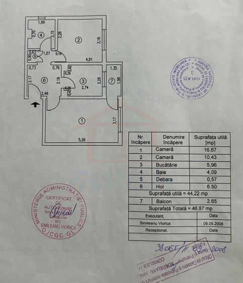 Apartament cu 2 camere decomandat, mobilat în Mazepa 1