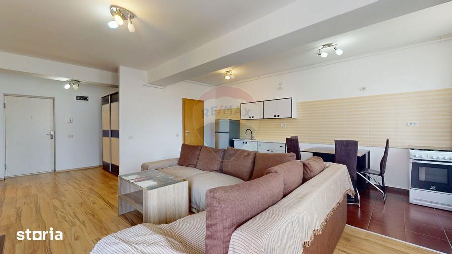 Apartament cu 2 camere semidecomandat în Valea Cetății