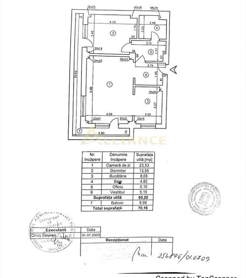 Apartament cu 2 camere, mobilat în Sălăjan