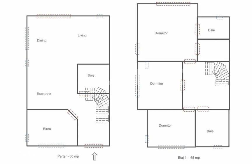 Casa moderna 125 mp, 5 camere, ciubar ?i 3 parcari teren 250 mp - 9