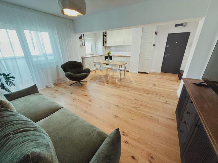 Apartament cu 3 camere semidecomandat, mobilat în Mănăștur