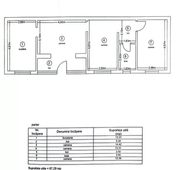 Spațiu comercial, de 67.290000915527 mp, în Mănăștur
