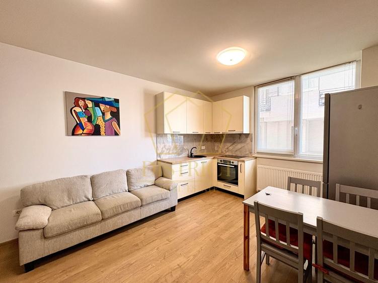 Apartament cu 2 camere semidecomandat, mobilat în Giroc