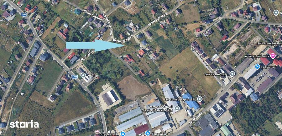 Teren Constructii, Intravilan, 1080 mp, Str. Subcetate, zona Leoni - 2