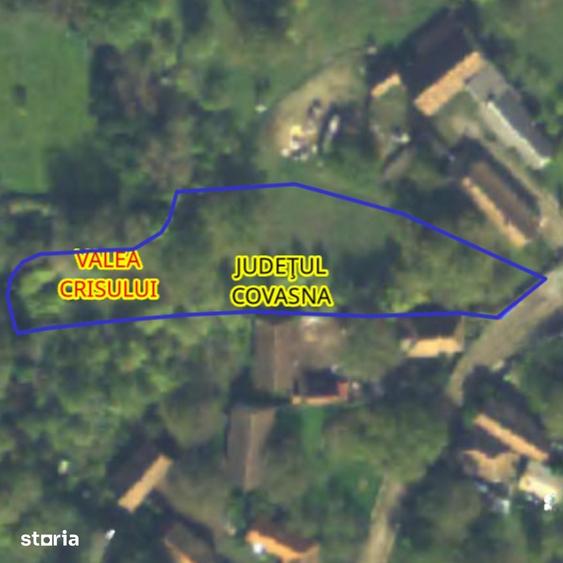 Teren de 1800 mp, în Valea Crișului