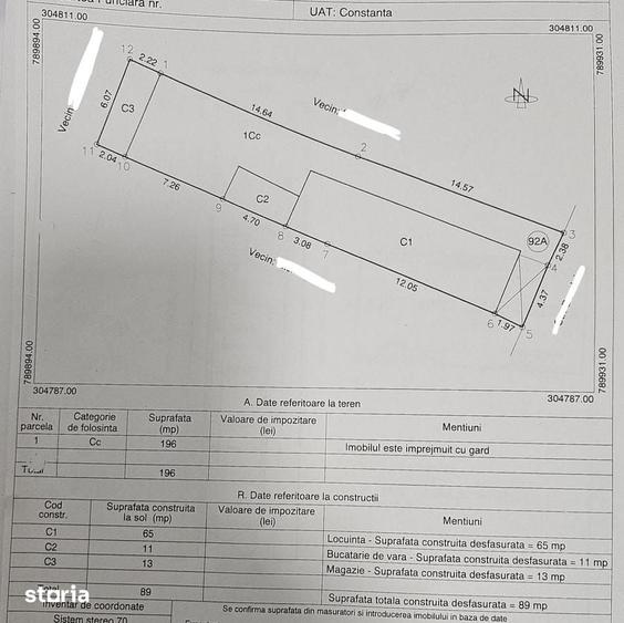Casă cu 3 camere cu Teren 196 Mp în Coiciu