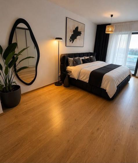 Apartament cu 3 camere decomandat, mobilat în Barbu Văcărescu