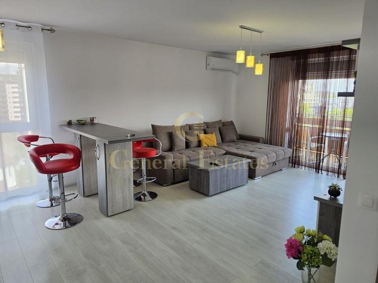 Apartament cu 2 camere semidecomandat, mobilat în Tractorul — fotografia 1