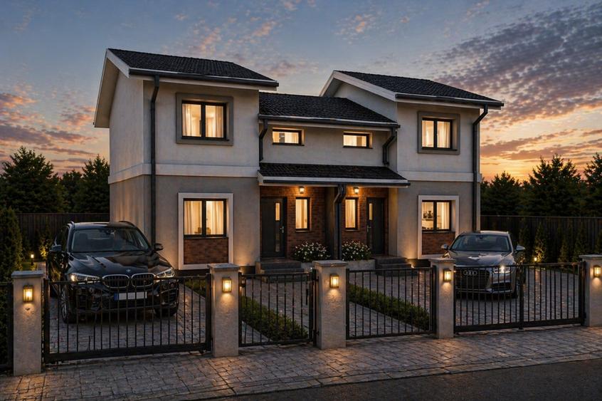 Duplex cu 3 camere cu Canalizare în Moșnița Nouă