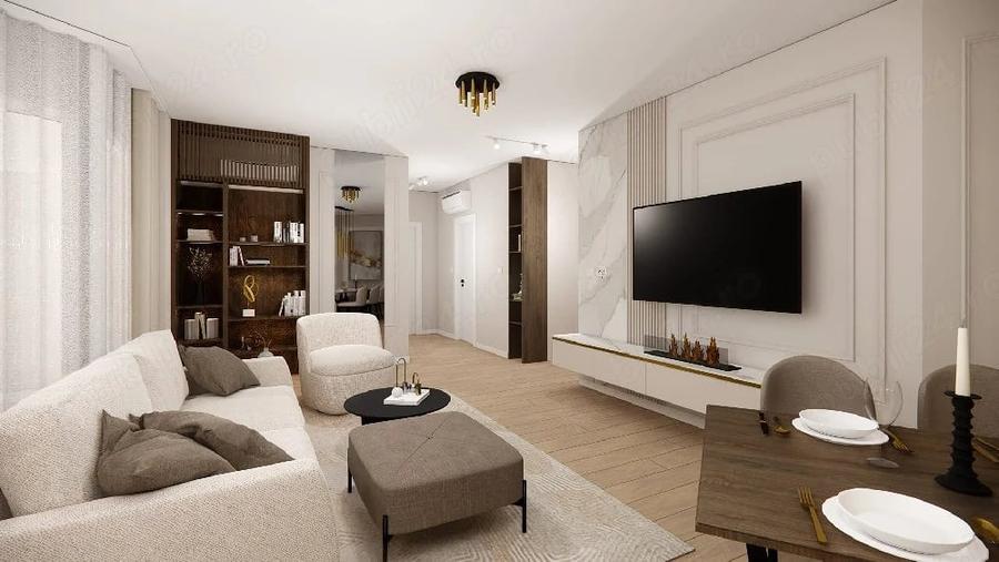 Apartament cu 3 camere decomandat în Central