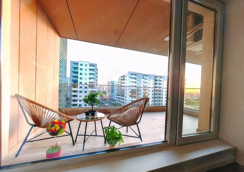 Apartament cu 2 camere decomandat, mobilat în Pipera