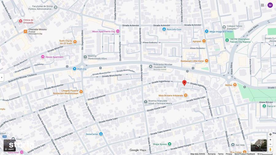 Apartament cu 2 camere, mobilat în Gheorgheni