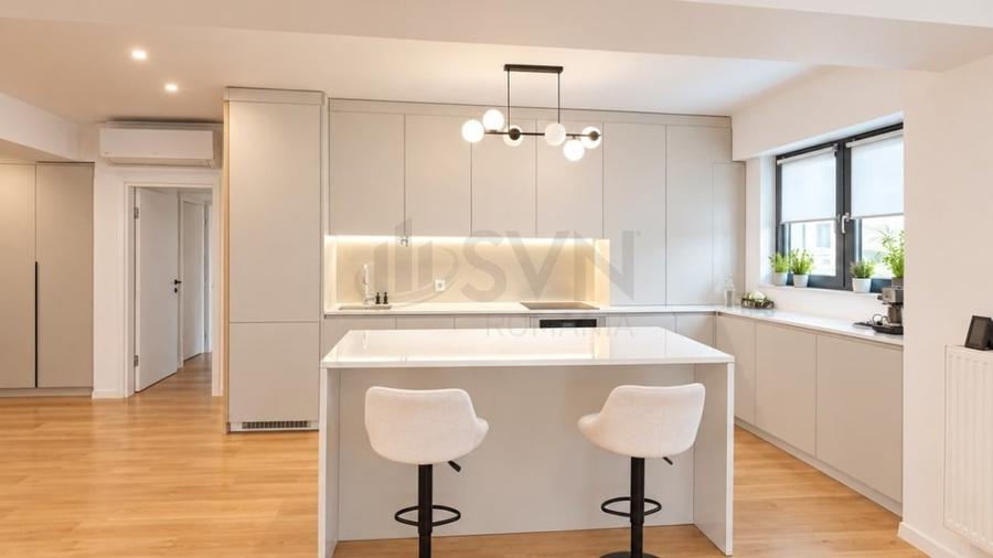 Apartament cu 3 camere semidecomandat în Aviației