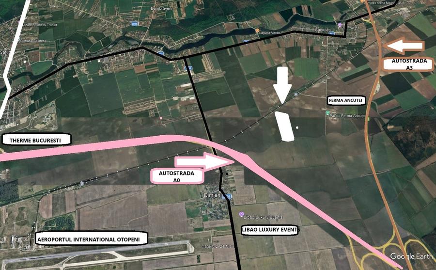 Teren agricol extravilan de 17500 mp, în Moara Vlăsiei