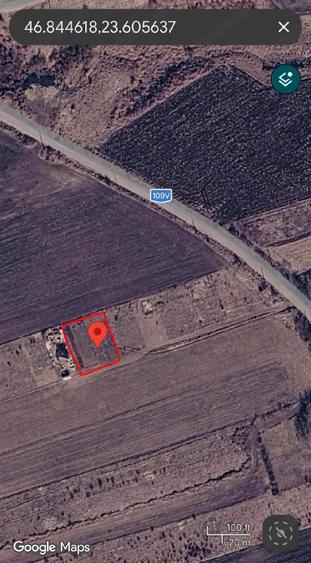 Vand teren extravilan dealul fana?elor 1095 mp sau parcelat 500 mp. - 1