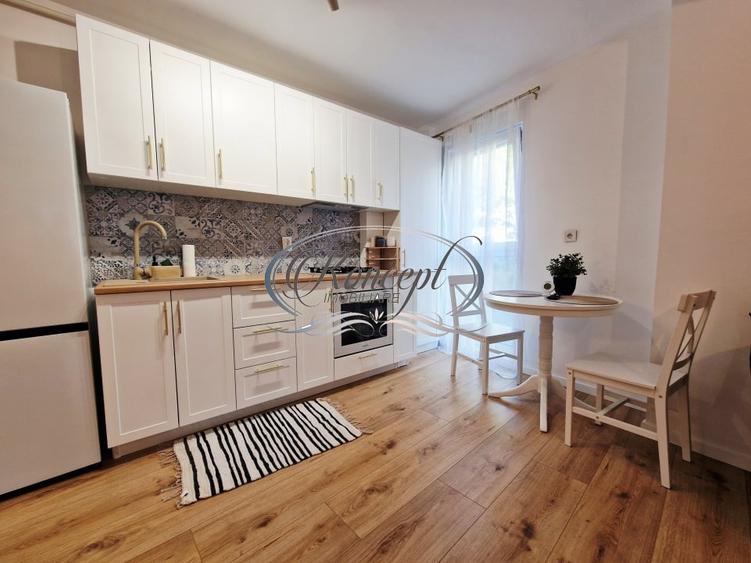 Apartament cu 2 camere semidecomandat, mobilat în Dâmbul Rotund