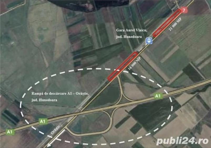 Teren de 21000 mp, în Central