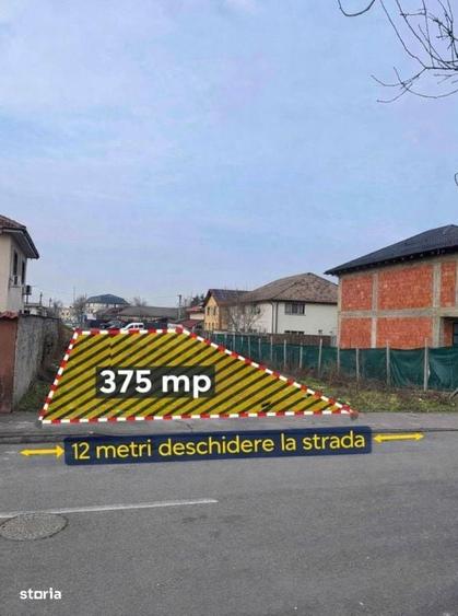 Teren intravilan, 375 mp, toate utilitatile, zona stadion Ion Oblemenc - 3