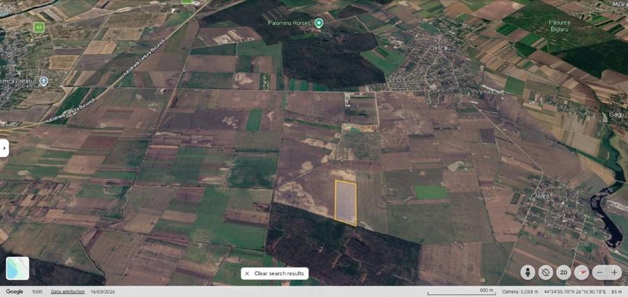 Teren agricol extravilan de 31200 mp, în Afumați