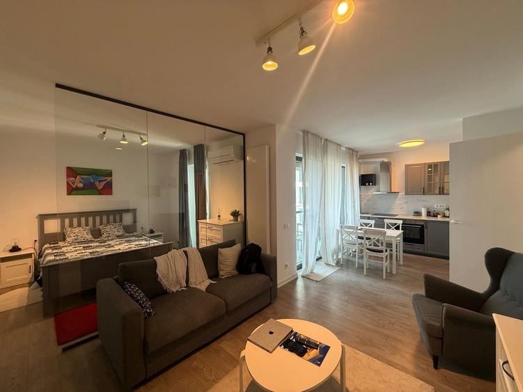 Apartament cu 2 camere, mobilat în Pipera