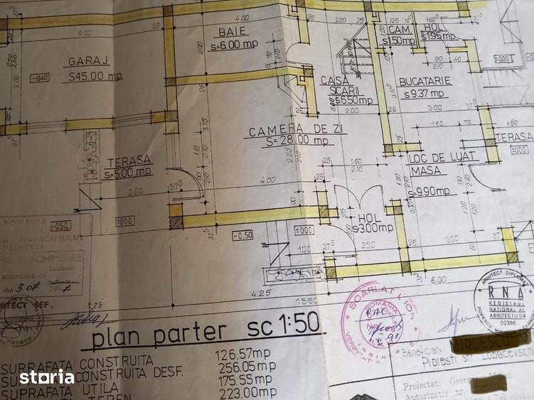 Casă cu 4 camere cu Teren 223 Mp în Cantacuzino