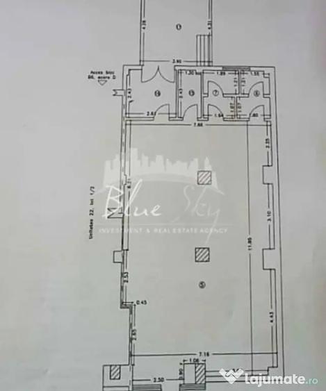 Spațiu comercial, de 122 mp, în Central