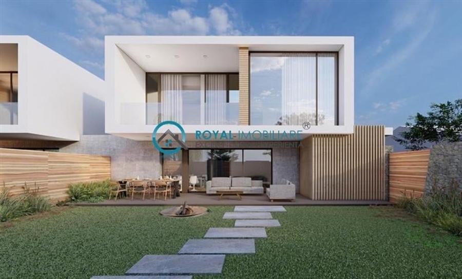 Casă individuală cu 4 camere cu Garaj în Bucov