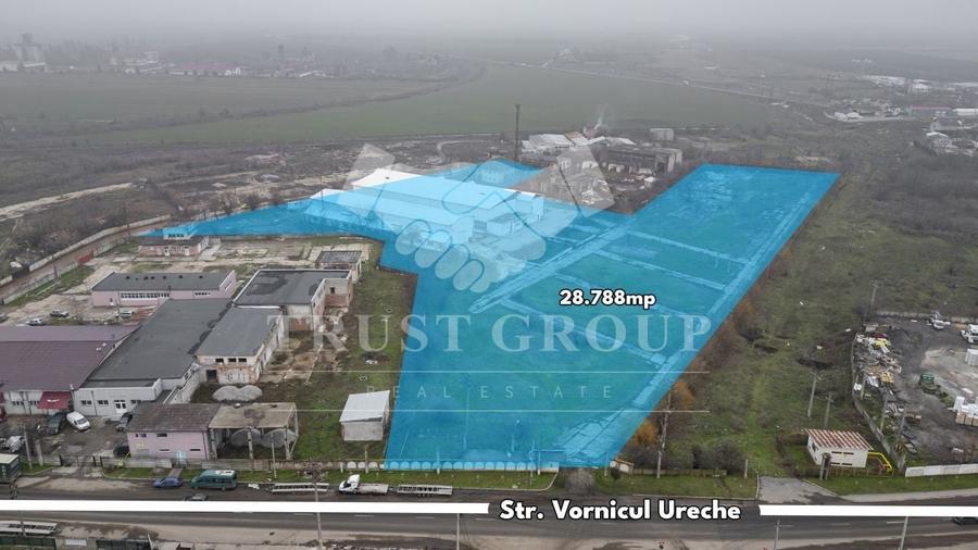 Teren Construcții intravilan de 28788 mp, în Est