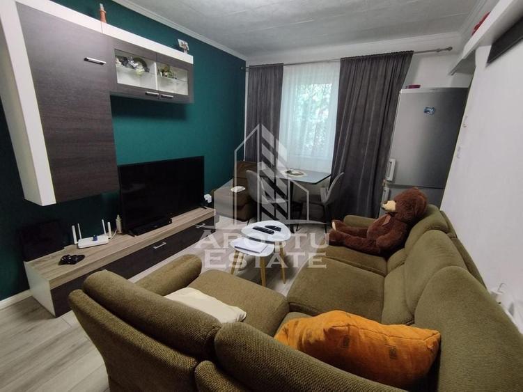 Apartament cu 3 camere semidecomandat, mobilat în Șagului