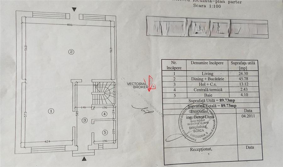Casă cu 5 camere cu Teren 339 Mp în Pantelimon