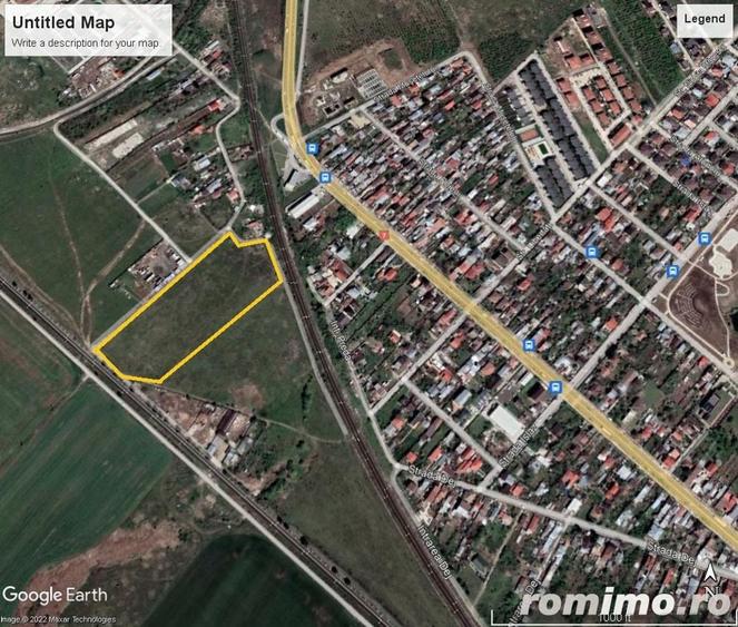 Teren de 34000 mp, în Nord