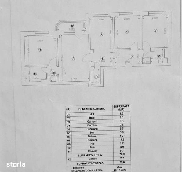 Apartament cu 4 camere în Militari