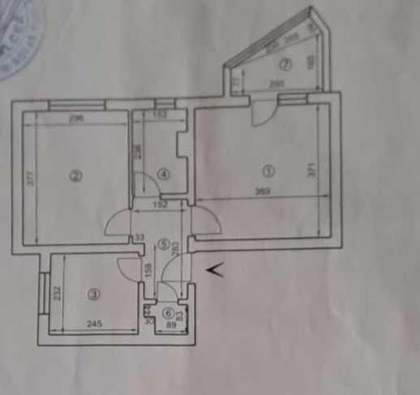Apartament cu 2 camere decomandat în Nord