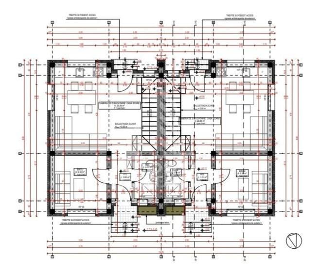 Duplex cu 4 camere cu Canalizare în Giarmata