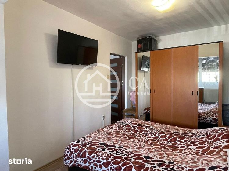 Apartament cu 3 camere semidecomandat în Nufărul