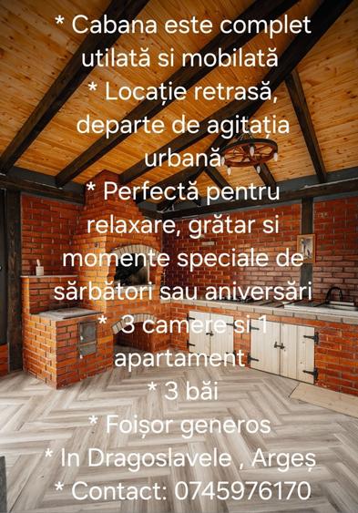 Casă cu 4 camere cu Teren 1500 Mp în Dragoslavele