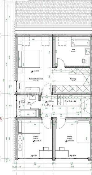 Duplex cu 5 camere cu Canalizare în Moșnița Nouă