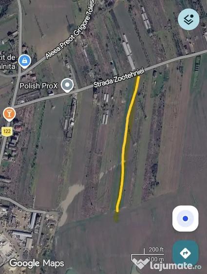 Teren de 6200 mp, în Ișalnița