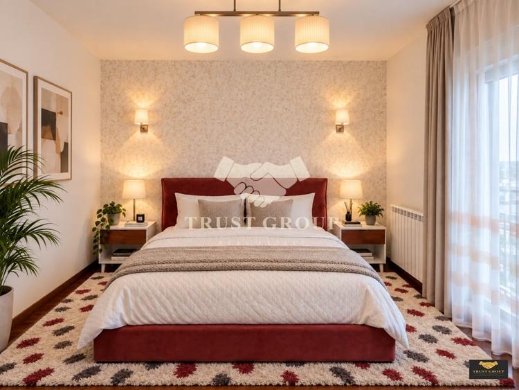Apartament cu 4 camere semidecomandat, mobilat în Herăstrău