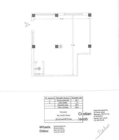Spațiu comercial, de 85 mp, în Vișani