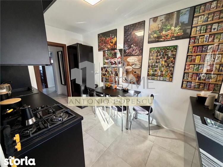Apartament cu 3 camere decomandat, mobilat în Central