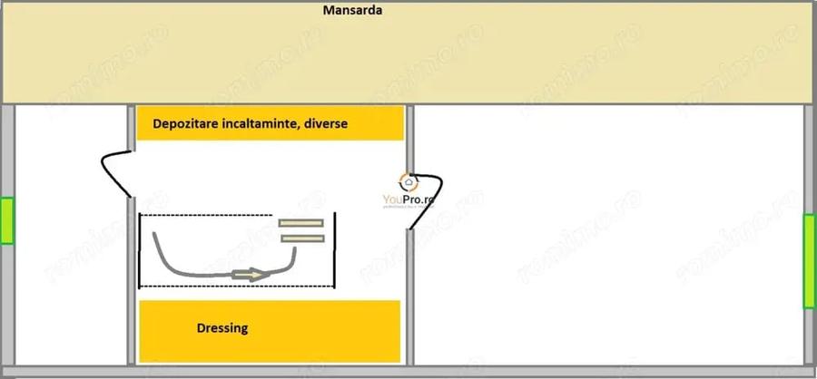 Casă cu 5 camere cu Teren 333 Mp în Central