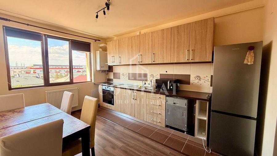 Apartament cu 3 camere semidecomandat, mobilat în Florești