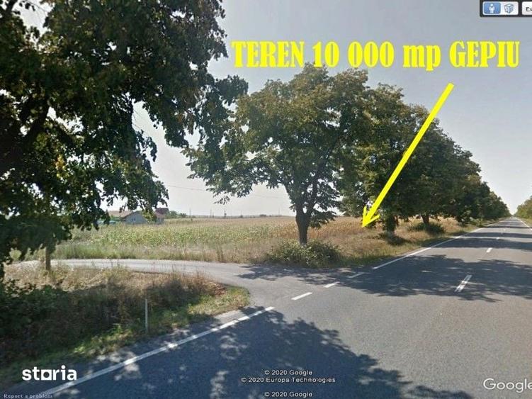 Teren de 10000 mp, în Gepiu