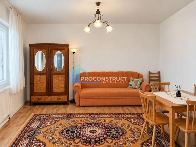 Apartament cu 2 camere semidecomandat, mobilat în Spitalul Județean