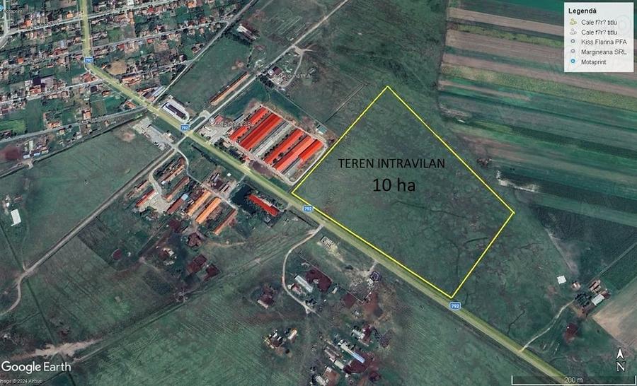 Teren de 100000 mp, în Nădab